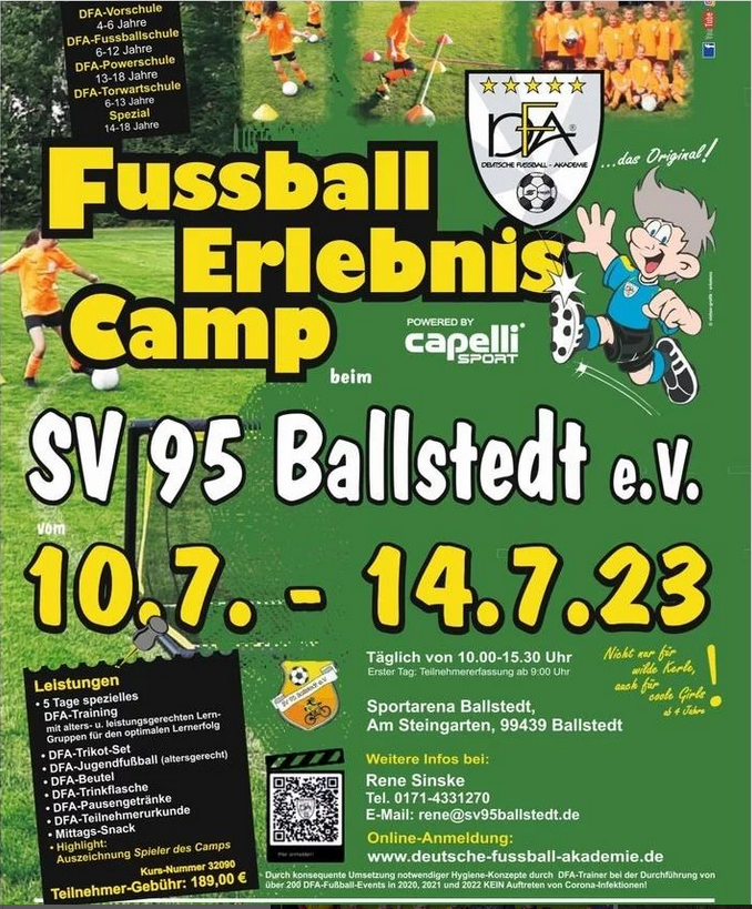 Fußball-Ferienschule (Erlebnis-Camp)